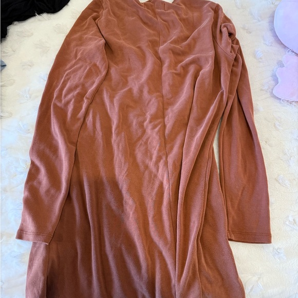 Abercrombie & Fitch Rust Long Sleeve Dress - Picture 4 of 4